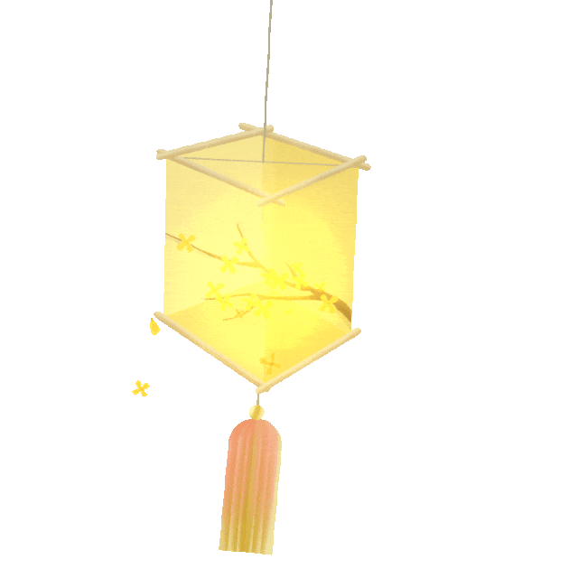 摇晃桂花灯笼.gif 图片